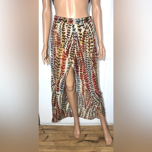 Mima Chica Dresses & Skirts - Mima Chica maxi slit skirt Multicolor Small